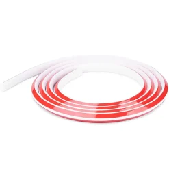 Quest Moulure Décorative Adhesive 10 mm, Quart de Rond PVC flexible - 3 mètres, blanc- Moulure