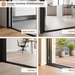 Quest Plinthe Pour Sol En Vinyle Et Pvc<Profil de rampe flexible en PVC pour carrelages, moquettes, beige, 200 cm