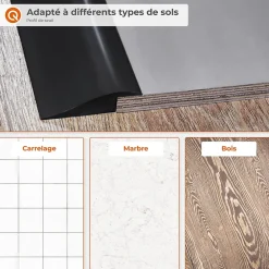 Quest Plinthe Pour Sol En Vinyle Et Pvc<Profil de rampe flexible en PVC pour carrelages, moquettes, beige, 200 cm