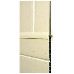 Lambris Mural<Raccord de lame PVC Blanc L. 260 cm x larg. 8/10 mm