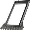 Velux Raccord de remplacement fenêtre de toit sur tuiles EW SK06 6000 gris- Raccord, Habillage Et Bloc Isolant De Fenêtre De Toit