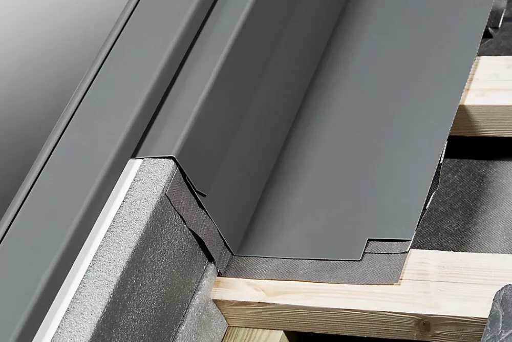 Velux Raccord de remplacement fenêtre de toit EL MK06 gris- Raccord, Habillage Et Bloc Isolant De Fenêtre De Toit