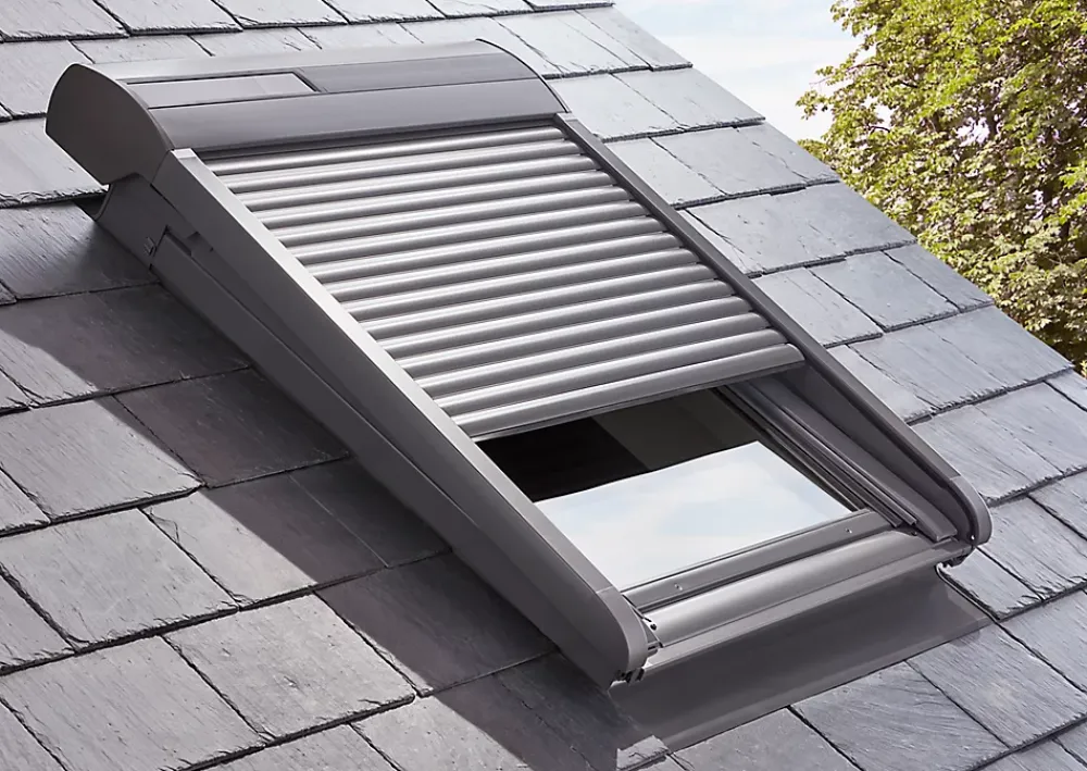 Velux Raccord, Habillage Et Bloc Isolant De Fenêtre De Toit<Raccord fenêtre de toit simple sur ardoises EDL MK04 gris