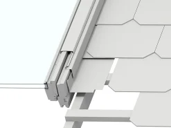 Velux Raccord fenêtre de toit simple sur ardoises EDL SK06 gris- Raccord, Habillage Et Bloc Isolant De Fenêtre De Toit