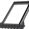 Velux Raccord fenêtre de toit simple sur tuiles EDW UK04 gris- Raccord, Habillage Et Bloc Isolant De Fenêtre De Toit