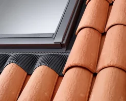 Velux Raccord, Habillage Et Bloc Isolant De Fenêtre De Toit<Raccord fenêtre de toit simple sur tuiles EDW CK04 gris