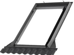 Velux Raccord fenêtre de toit simple sur tuiles EDW UK08 rouge- Raccord, Habillage Et Bloc Isolant De Fenêtre De Toit