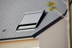 Velux Raccord fenêtre de toit simple sur ardoises EDN CK02 gris- Raccord, Habillage Et Bloc Isolant De Fenêtre De Toit