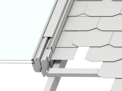 Velux Raccord fenêtre de toit simple sur ardoises EDN CK02 gris- Raccord, Habillage Et Bloc Isolant De Fenêtre De Toit