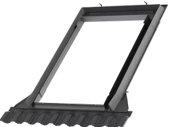 Velux Raccord fenêtre de toit simple sur tuiles EDW MK04 gris- Raccord, Habillage Et Bloc Isolant De Fenêtre De Toit