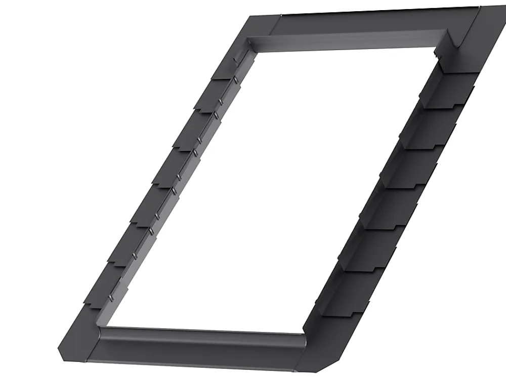 Velux Raccord, Habillage Et Bloc Isolant De Fenêtre De Toit<Raccord fenêtre de toit simple sur ardoises EDL UK04 gris