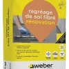 Weber Saint-Gobain Ragréage de sol fibré rénovation Weber 25kg- Ragréage Et Primaire Pour Carrelage