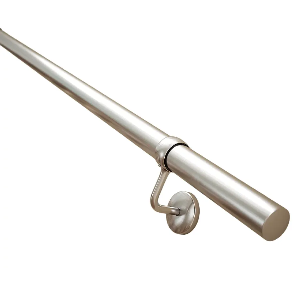 Fortia Accessoire D'Escalier<Rampe arrondie pour escalier acier argent