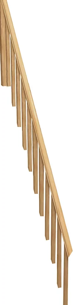 Kordo Accessoire D'Escalier<Rampe balustre rectangle sapin escalier droit