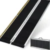 Giantex Rampe Portable en Aluminium pour Fauteuil Roulant Plaque de Transition Surface Antidérapante Autocollants- Barre De Seuil|Barre De Seuil