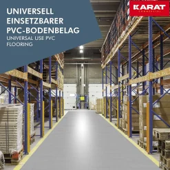 Floordirekt Revetement sur mesure, Gris 120 x 150 cm -- Dalle Pvc Garage