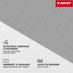 Floordirekt Dalle Pvc Garage<Revetement sur mesure, Gris 120 x 500 cm -