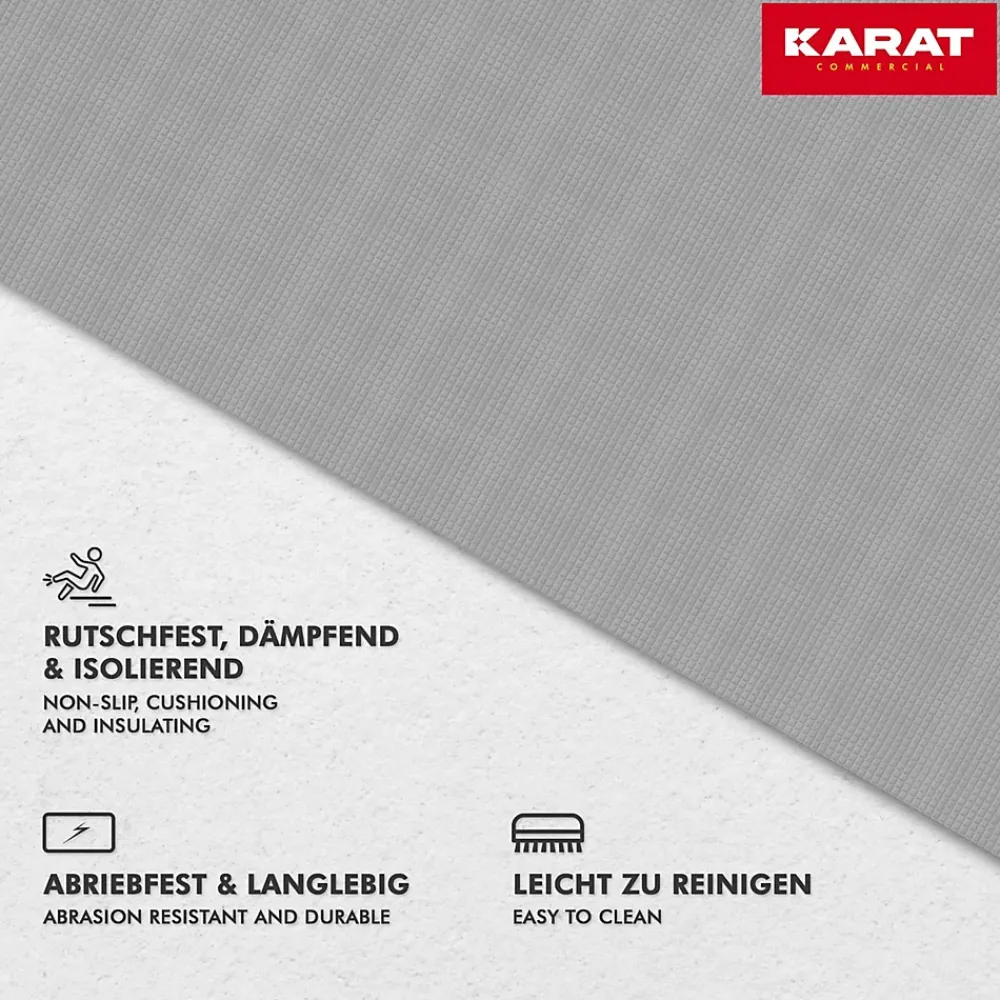 Floordirekt Revetement sur mesure, Gris 120 x 350 cm -- Dalle Pvc Garage