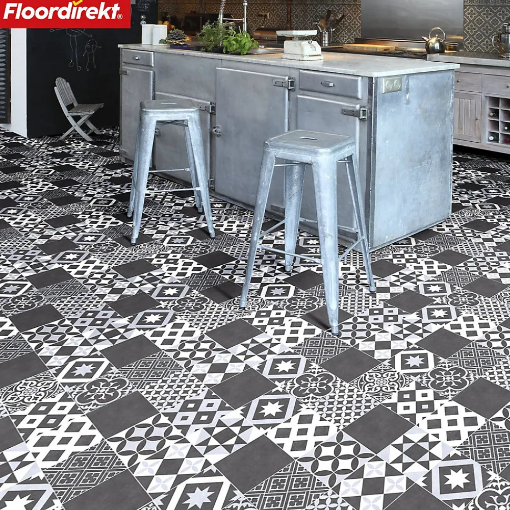 Floordirekt Revêtement de sol CV Amadora 990D 100 x 150 cm -- Dalle Et Lame Pvc