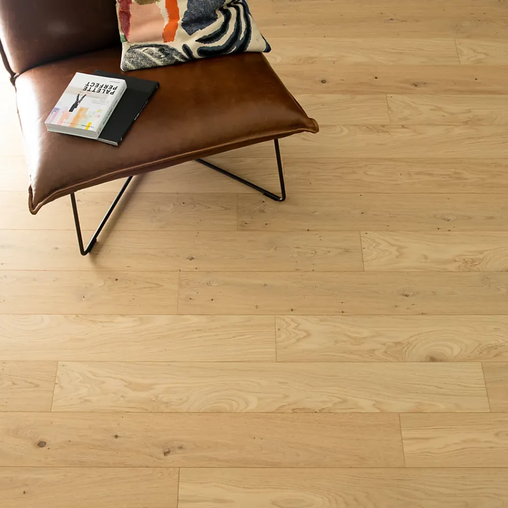 Revêtement de sol plaqué chêne finition verni coloris naturel ep 10mm- Parquet Contrecollé|Voir Tous Les Parquets