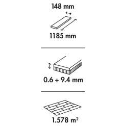 Revêtement de sol plaqué chêne finition verni coloris blond Ep 10mm- Parquet Contrecollé|Voir Tous Les Parquets
