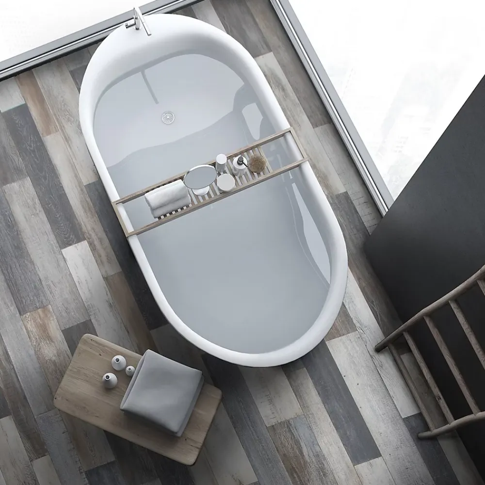 Floordirekt Revêtement de sol Plaza Cuban Oak 967M, 100 x 100 cm -- Lino Sol Vinyle Pvc
