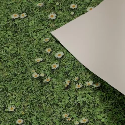 Floordirekt Dalle Et Lame Pvc<Revêtement de sol PVC 3D Moonlight Vinyle Marguerites 100 x 100 cm -
