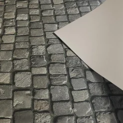 Floordirekt Revêtement de sol PVC 3D Moonlight Vinyle Cobble 100 x 50 cm -- Dalle Et Lame Pvc