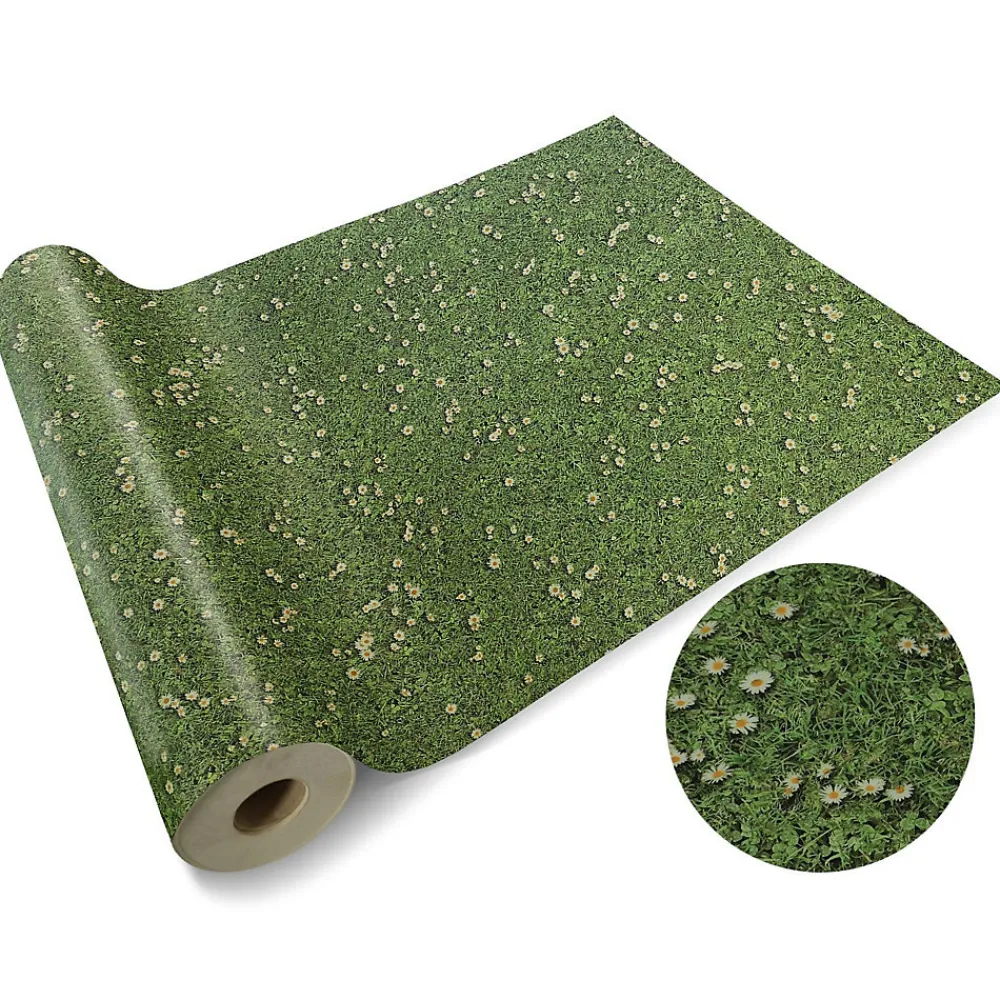 Floordirekt Revêtement de sol PVC 3D Moonlight Vinyle Marguerites 100 x 50 cm -- Dalle Et Lame Pvc