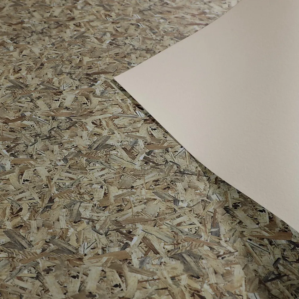 Floordirekt Revêtement de sol PVC 3D Moonlight Osb Vinyle 100 x 100 cm -- Dalle Et Lame Pvc