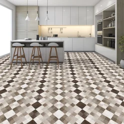 Floordirekt Revêtement de sol Sable de Toscana Toscana 2 Vinyle 100 x 100 cm- Lino Sol Vinyle Pvc