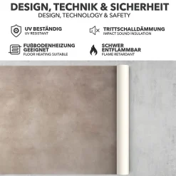 Floordirekt Dalle Et Lame Pvc<Revêtement de sol sur mesure Atlantic Midas 741M 200 x 50 cm -