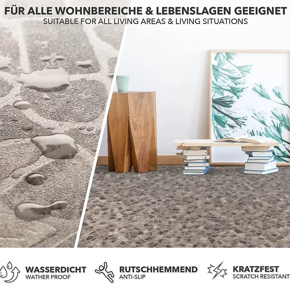 Floordirekt Dalle Et Lame Pvc<Revêtement de sol sur mesure Atlantic Selby 162M 100 x 100 cm -