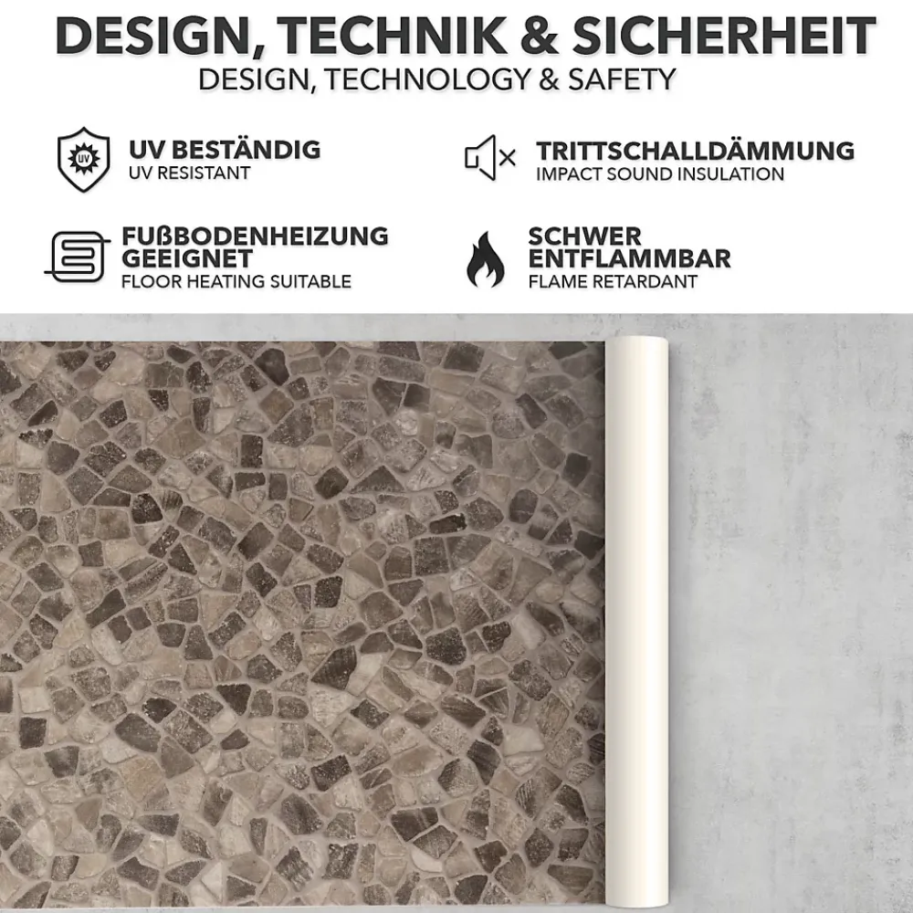 Floordirekt Dalle Et Lame Pvc<Revêtement de sol sur mesure Atlantic Selby 162M 100 x 100 cm -