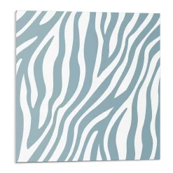 Wallfluent Revêtement Mural PVC 50x50 cm Motif Zébré 4 pièces- Lambris Mural