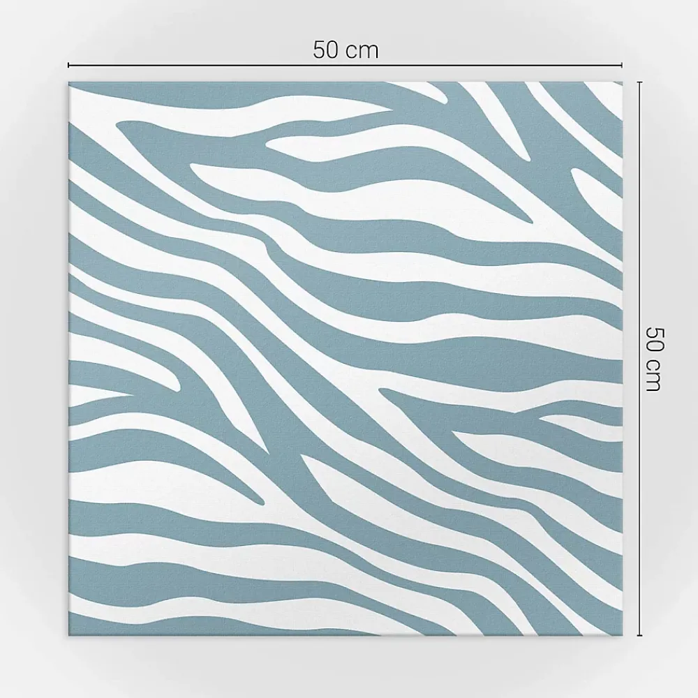 Wallfluent Revêtement Mural PVC 50x50 cm Motif Zébré 4 pièces- Lambris Mural