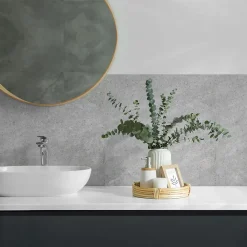 Wallfluent Lambris Mural<Revêtement Mural PVC 50x50 cm Texture Du Béton Brut 4 pièces