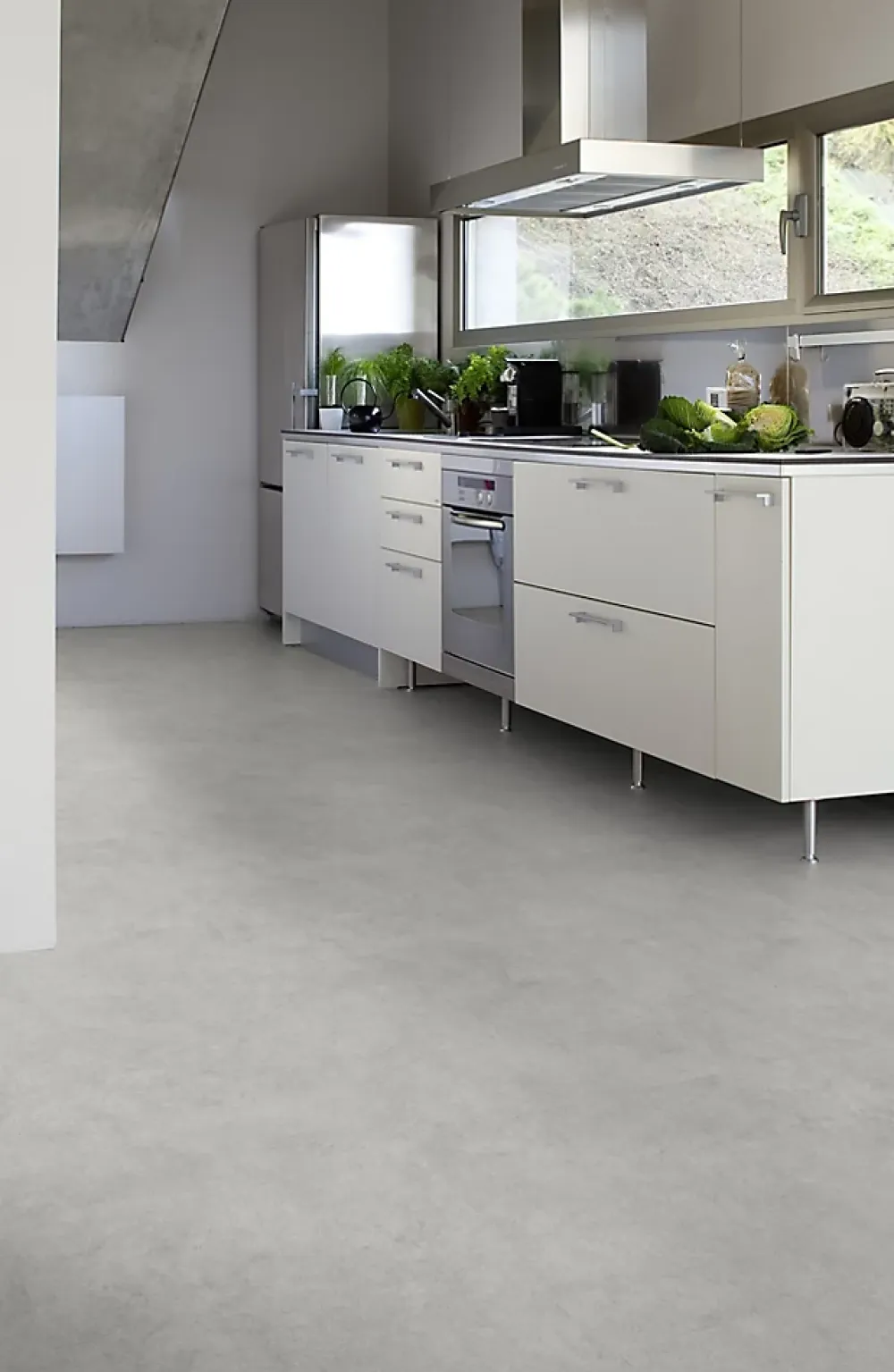 Gerflor Lino Sol Vinyle Pvc<Revêtement sol PVC Texline Shade gris 4m (vendu au m²)