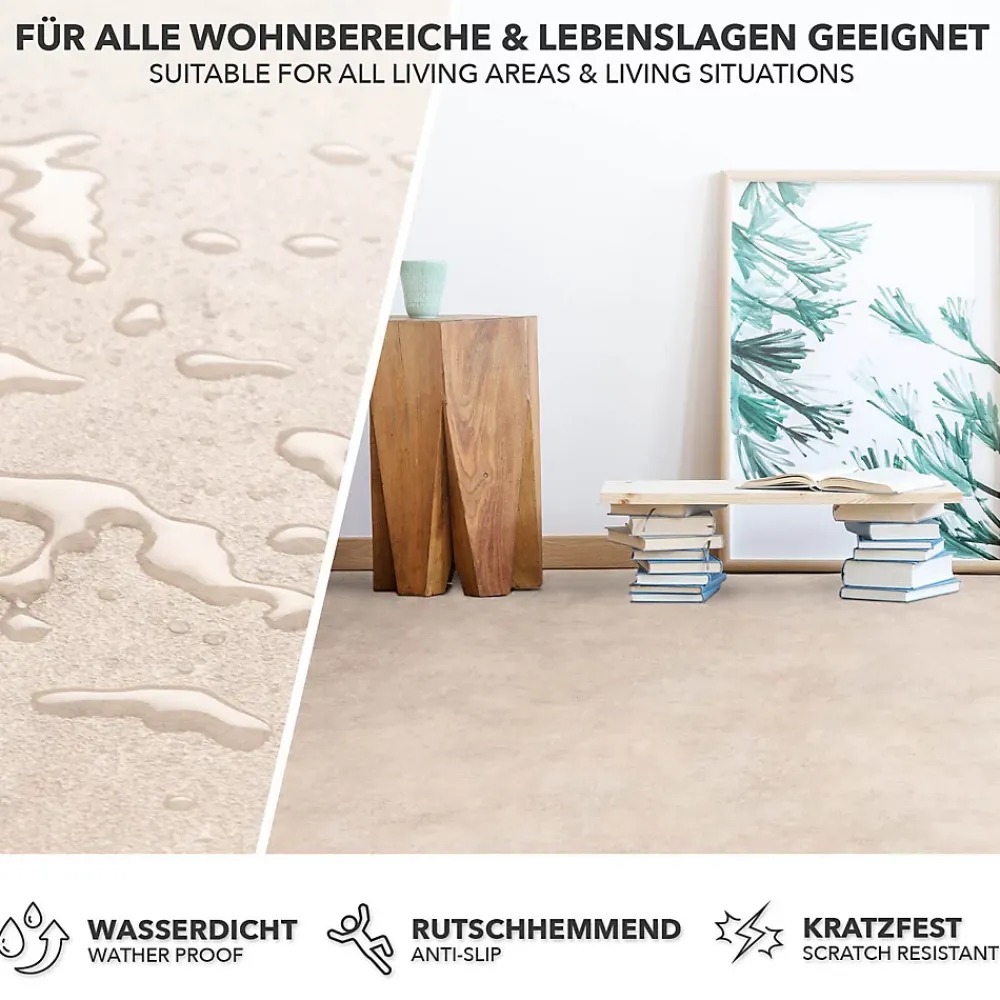 Floordirekt Revêtement sur mesure Atlantic Midas 139L 100 x 300 cm -- Dalle Et Lame Pvc