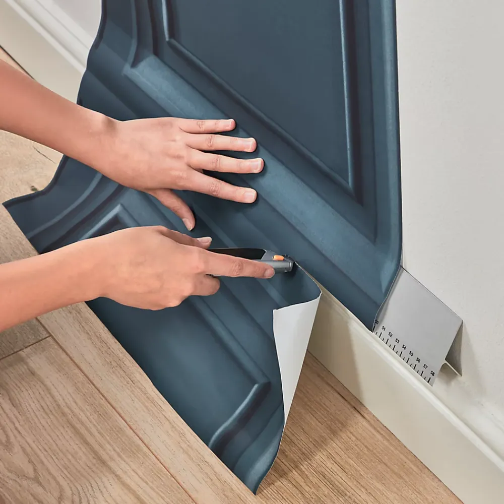 GoodHome Règle de tapissier 58.5 x 6.7cm- Outils Du Tapissier