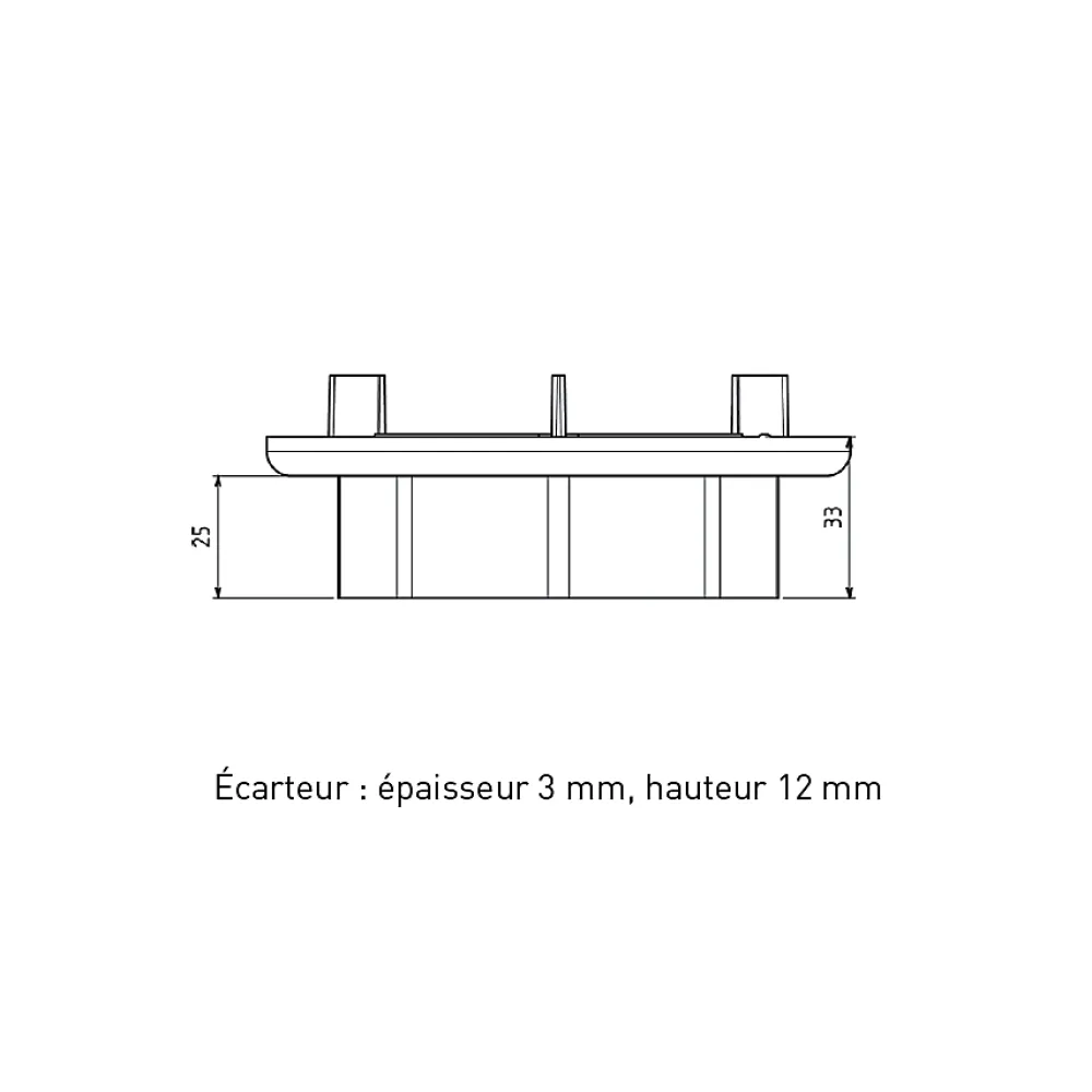 Jouplast Réhausse de plot 25 mm pour dalle - A l'unite- Outils Parquet Et Sol Stratifié
