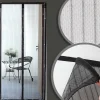 Avosdim Moustiquaire Pour Fenêtre<Rideau Moustiquaire aimanté - L130 x H215cm - Noir