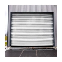 4M Porte De Garage Enroulable<Rideau Métallique Blanc RAL9010 Motorisé 220V Lames Pleines 7/10ème L2000 H4500 CLASSIC
