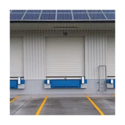 4M Porte De Garage Enroulable<Rideau Métallique Blanc RAL9010 Motorisé 220V Lames Pleines 7/10ème L4000 H4500 PREMIUM