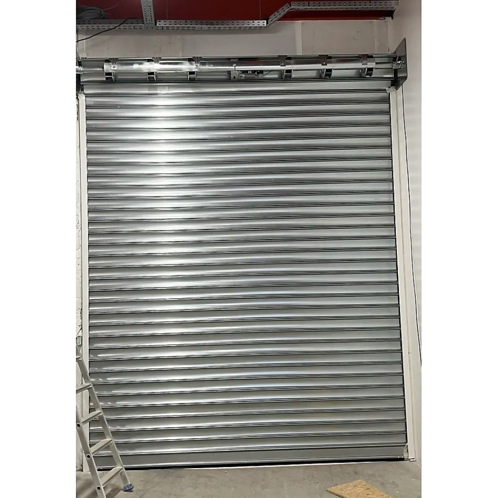 4M Porte De Garage Enroulable<Rideau Métallique Galvanisé Motorisé 220V Lames Pleines 7/10ème L2500 H4000 CLASSIC
