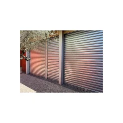 4M Rideau Métallique Galvanisé Motorisé 220V Lames Pleines 7/10ème L4000 H2500 CLASSIC- Porte De Garage Enroulable