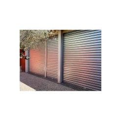 4M Porte De Garage Enroulable<Rideau Métallique Galvanisé Motorisé 220V Lames Pleines 7/10ème L2500 H5000 CLASSIC