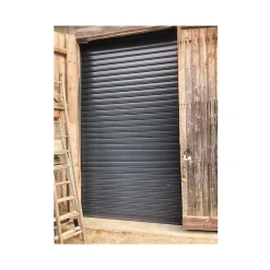 4M Porte De Garage Enroulable<Rideau Métallique Gris RAL7016 Manuel Lames Pleines 7/10ème L1500 H3000 CLASSIC