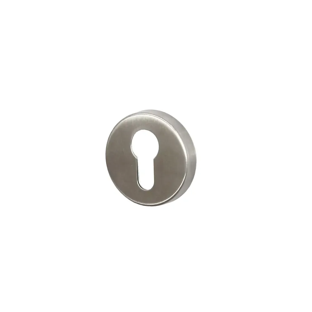 GoodHome Poignée De Porte<Rosace de fonction cylindre à visser à serrure Lagow alliage zinc Ø50mm or
