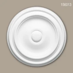 Profhome Moulure Et Rosace De Plafond<Rosace 156013 Élement décorative Élement pour plafond diametre 26 cm